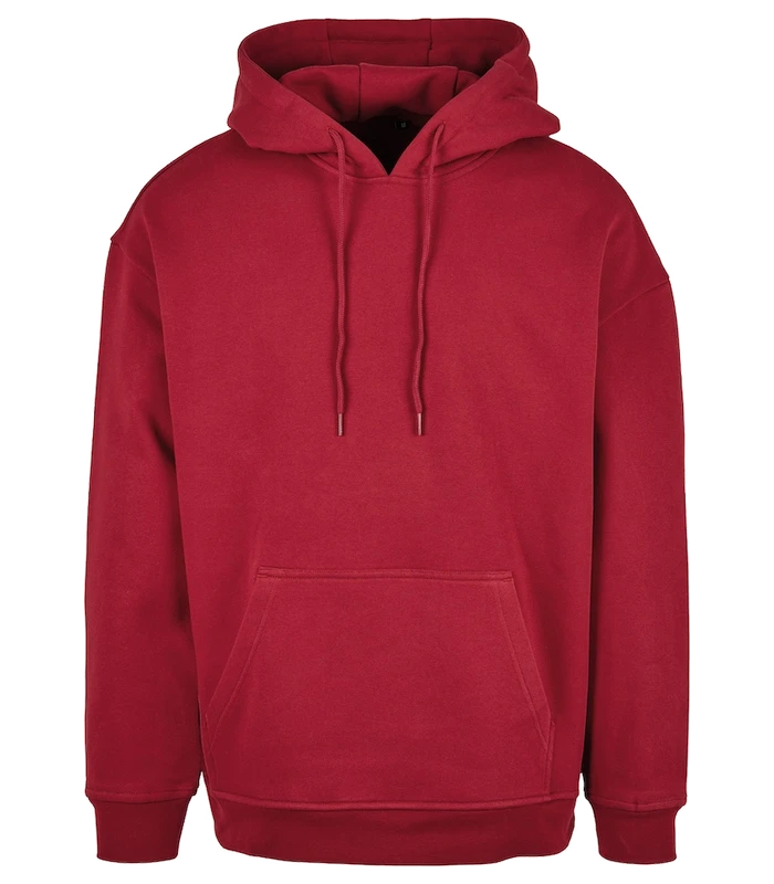 Build Your Brand Basic Build Your Brand Basic Basic oversize hoodie in Burgundy