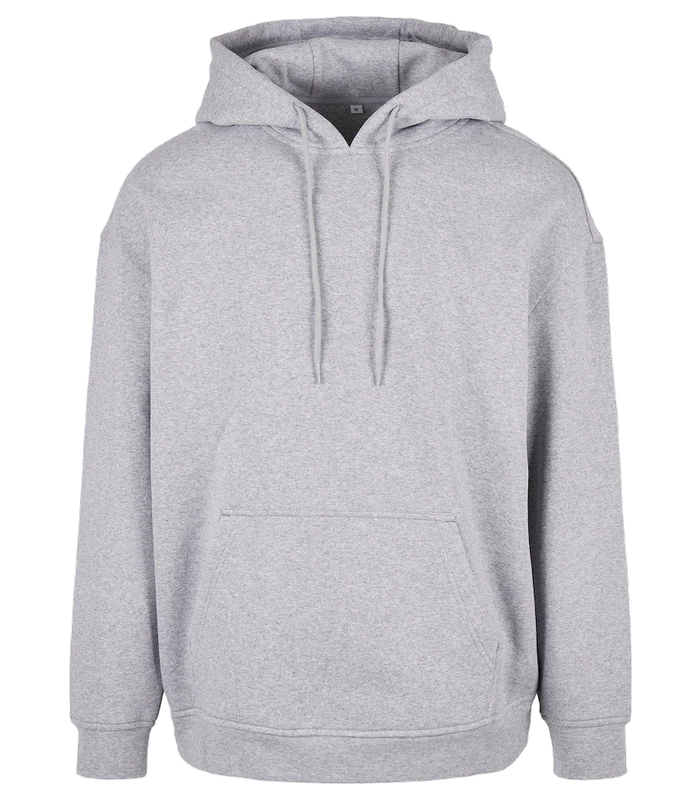 Build Your Brand Basic Build Your Brand Basic Basic oversize hoodie in Heather Grey