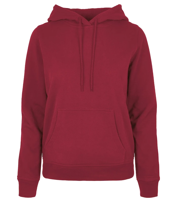 Build Your Brand Basic Build Your Brand Basic Women's basic hoodie in Burgundy