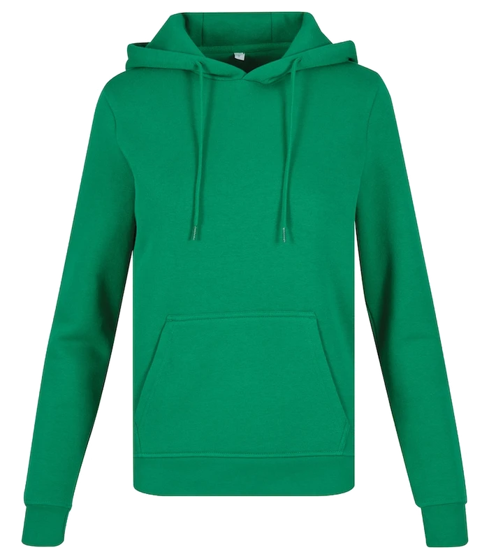 Build Your Brand Basic Build Your Brand Basic Women's basic hoodie in C. Green