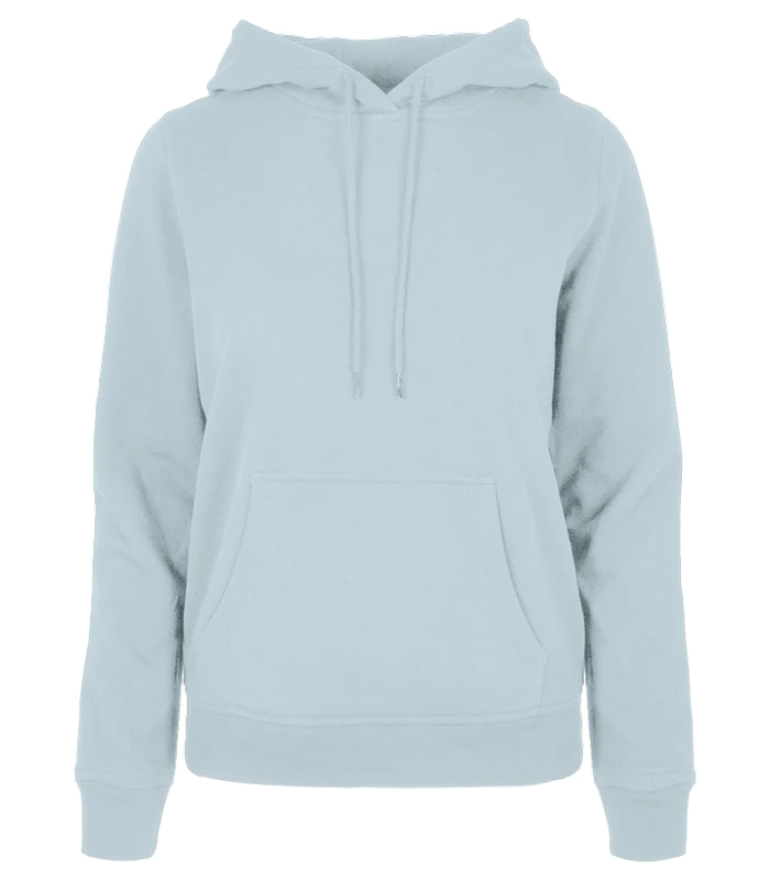 Build Your Brand Basic Build Your Brand Basic Women's basic hoodie in Ocean Blue