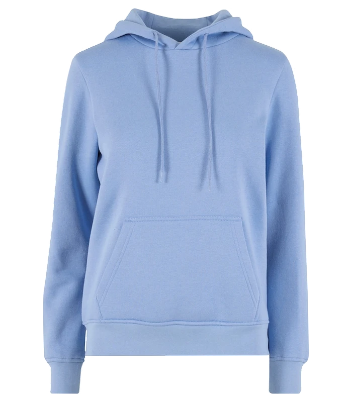 Build Your Brand Basic Build Your Brand Basic Women's basic hoodie in Powder Blue