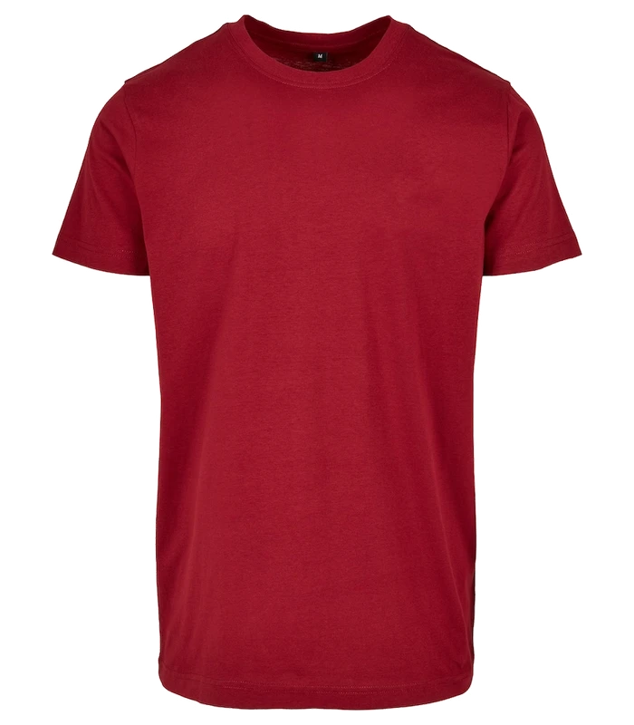 Build Your Brand Basic Build Your Brand Basic Basic round neck tee in Burgundy