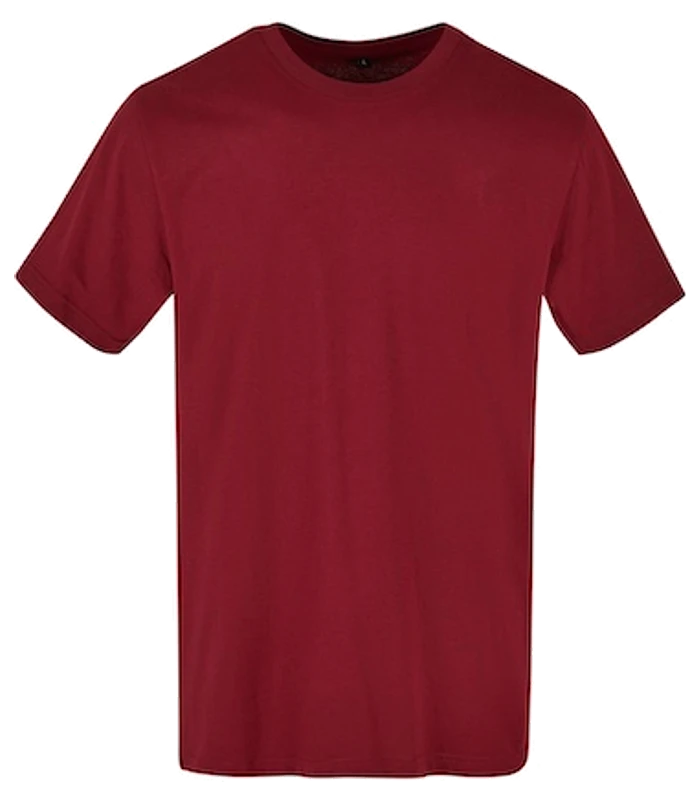 Build Your Brand Basic Build Your Brand Basic Basic round neck tee in Cherry