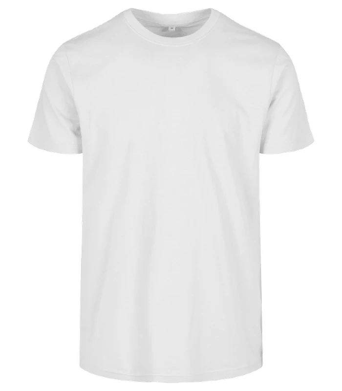 Build Your Brand Basic Build Your Brand Basic Basic round neck tee in White