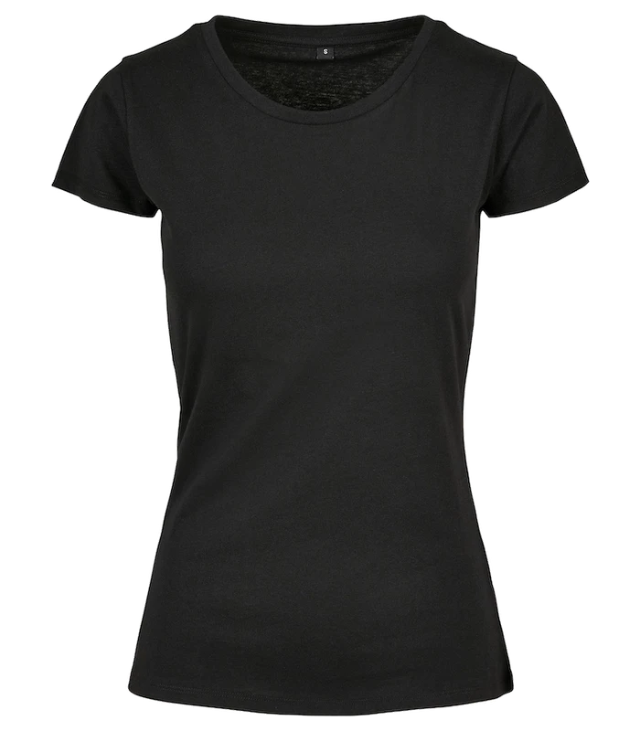 Build Your Brand Basic Build Your Brand Basic Women's basic tee in Black