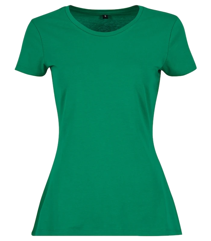 Build Your Brand Basic Build Your Brand Basic Women's basic tee in C. Green