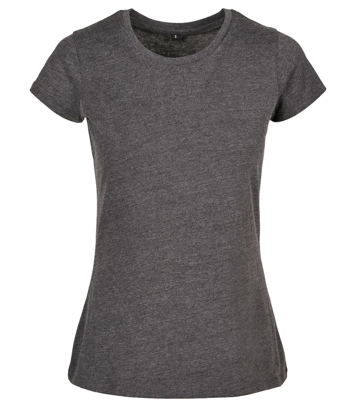 Build Your Brand Basic Build Your Brand Basic Women's basic tee in Charcoal