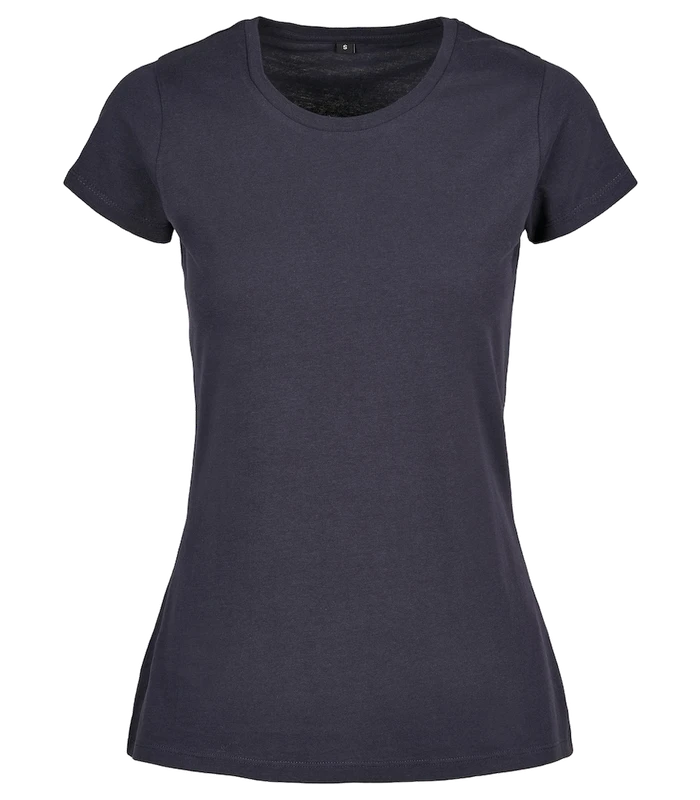 Build Your Brand Basic Build Your Brand Basic Women's basic tee in Navy