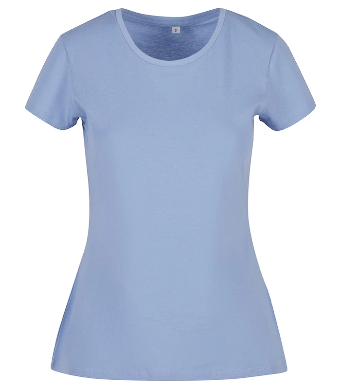 Build Your Brand Basic Build Your Brand Basic Women's basic tee in Powder Blue