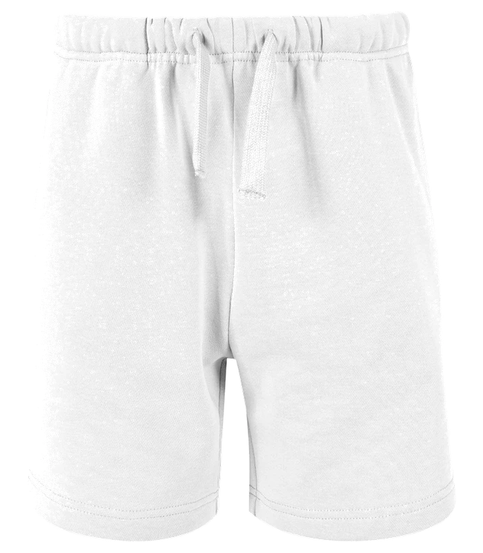 Build Your Brand Basic Build Your Brand Basic Kids basic sweat shorts in White