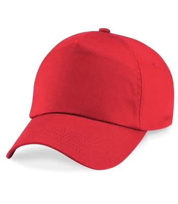 Beechfield Beechfield Original 5 Panel Cap in Bright Red