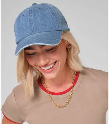 Beechfield Beechfield Denim Cap in Mid Blue