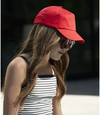 Beechfield Beechfield Kids Original 5 Panel Cap in Black
