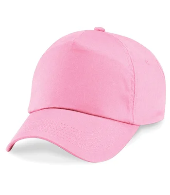 Beechfield Beechfield Kids Original 5 Panel Cap in Classic Pink