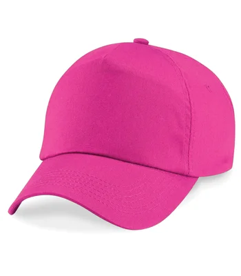 Beechfield Beechfield Kids Original 5 Panel Cap in Fuchsia