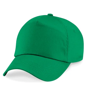 Beechfield Beechfield Kids Original 5 Panel Cap in Kelly Green