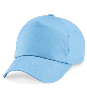 Beechfield Beechfield Kids Original 5 Panel Cap in Sky Blue