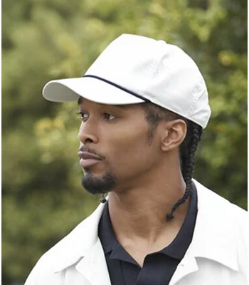 Beechfield Beechfield Rope Detail Golf Cap in White/Navy