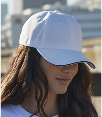 Beechfield Beechfield Team Sports-Tech Cap in Black/White