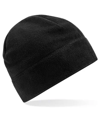 Beechfield Beechfield Recycled Fleece Pull-On Beanie in Black
