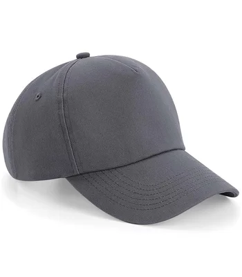 Beechfield Beechfield Authentic 5 Panel Cap in Graphite Grey