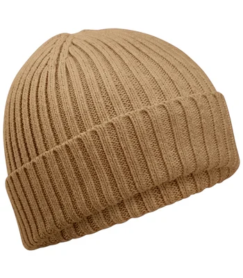 Beechfield Beechfield Kids Organic Cotton Beanie in Biscuit