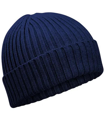 Beechfield Beechfield Kids Organic Cotton Beanie in Oxford Navy