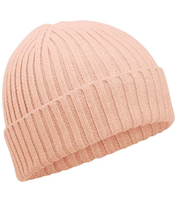 Beechfield Beechfield Kids Organic Cotton Beanie in Peach