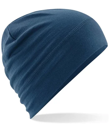 Beechfield Beechfield Merino Beanie in Steel Blue