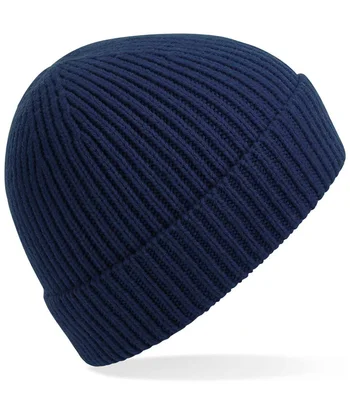 Beechfield Beechfield Engineered Knit Ribbed Beanie in Oxford Navy