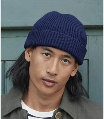Beechfield Beechfield Recycled Harbour Beanie in Black