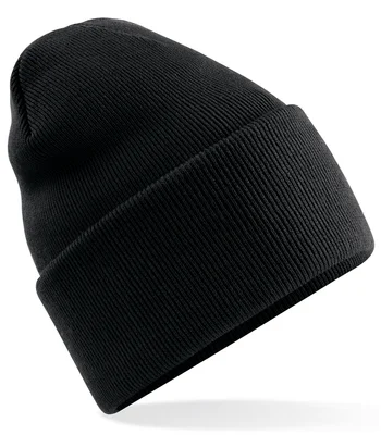 Beechfield Beechfield Original Recycled Deep Cuffed Beanie in Black