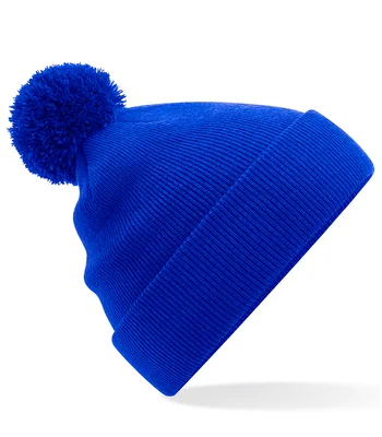 Beechfield Beechfield Kids Original Pom Pom Beanie in Bright Royal