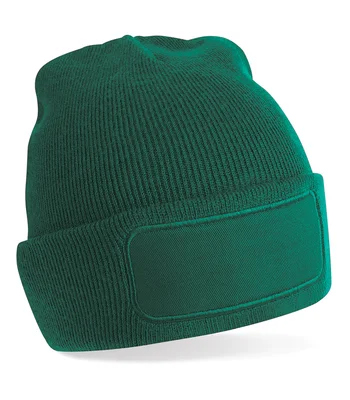 Beechfield Beechfield Original Patch Beanie in Bottle Green