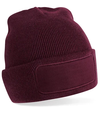 Beechfield Beechfield Original Patch Beanie in Burgundy