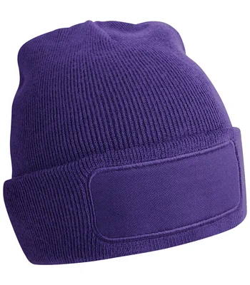 Beechfield Beechfield Original Patch Beanie in Purple