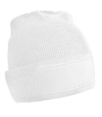 Beechfield Beechfield Original Patch Beanie in White