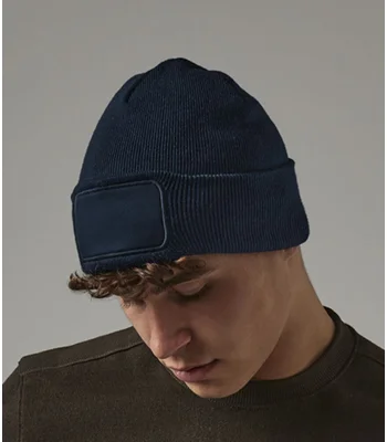 Beechfield Beechfield Recycled Original Patch Beanie in Black