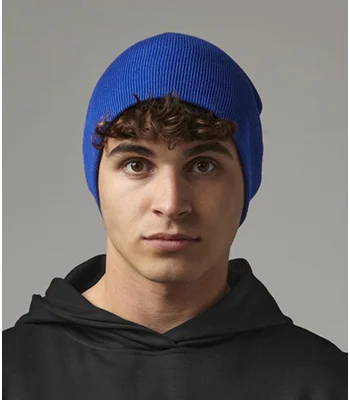 Beechfield Beechfield Recycled Original Pull-On Beanie in Black