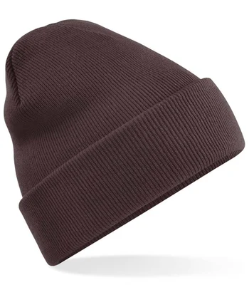 Beechfield Beechfield Original Cuffed Beanie in Chocolate