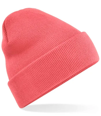Beechfield Beechfield Original Cuffed Beanie in Coral