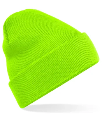 Beechfield Beechfield Original Cuffed Beanie in Fluorescent Green