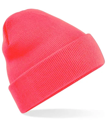Beechfield Beechfield Original Cuffed Beanie in Fluorescent Pink