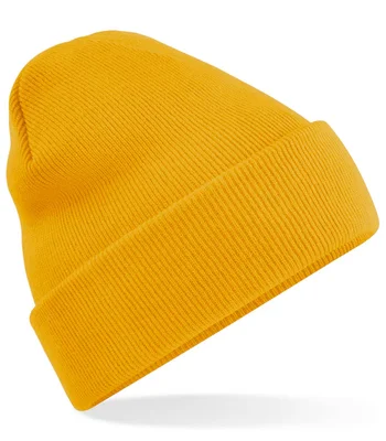 Beechfield Beechfield Original Cuffed Beanie in Mustard