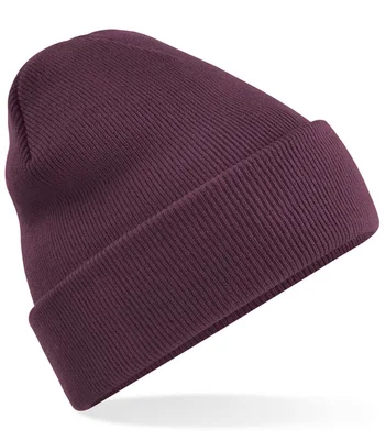 Beechfield Beechfield Original Cuffed Beanie in Plum
