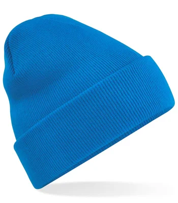Beechfield Beechfield Original Cuffed Beanie in Sapphire Blue
