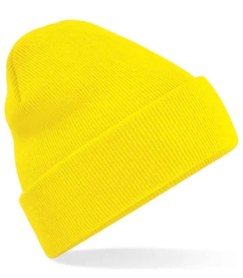 Beechfield Beechfield Original Cuffed Beanie in Yellow