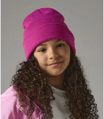 Beechfield Beechfield Kids Original Cuffed Beanie in Black