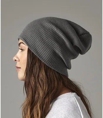 Beechfield Beechfield Slouch Beanie in Black